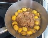 鳥もも肉と栗の炒め煮作り方8写真