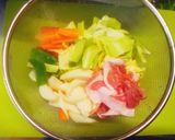 生姜たっぷり汁なし味噌煮込みうどん作り方3写真