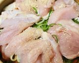 鍋の素●鶏肉＆白菜のキムチラーメン鍋作り方3写真