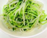 「ナムルの素」で☆豆苗ともやしのナムル作り方4写真