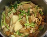 蕪とささみとなめこのポン酢煮作り方4写真