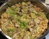 粉豆腐豚団子とキャベツの豚骨鍋スープ作り方6写真