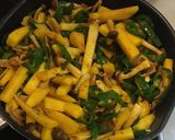 カリカリ豚トロとさつま芋の豆板醤炒め作り方6写真