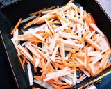 ごぼう・蓮根・人参・牛肉のきんぴら煮作り方3写真