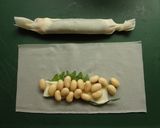大豆とチーズのおつまみ春巻き作り方2写真