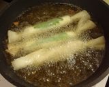 大豆とチーズのおつまみ春巻き作り方3写真