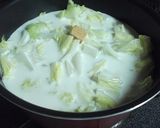 くずし高野豆腐と白菜と椎茸のミルクスープ作り方7写真