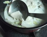 くずし高野豆腐と白菜と椎茸のミルクスープ作り方8写真