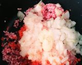 すりおろし野菜入り豚そぼろ作り方1写真