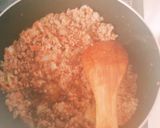 すりおろし野菜入り豚そぼろ作り方3写真