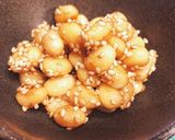 簡単　食感抜群！大豆の甘辛炒め作り方6写真