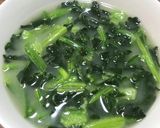 【糖尿病】ほうれん草の味噌汁93kcal作り方5写真