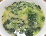 【糖尿病】ほうれん草の味噌汁93kcal作り方6写真