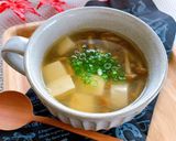 なめこと豆腐の簡単★中華風スープ作り方3写真