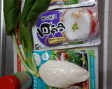 レトルトの白粥で簡単中華粥作り方1写真