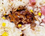 厚切りベーコンのガーリックチャーハン★作り方6写真