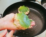 大判！梅とレンコン大葉のつくね焼き作り方10写真