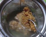 牛筋と大根ねぎの、みそ味煮込み作り方4写真