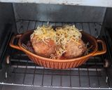 肉巻きコロッケのトマトソースチーズ焼き作り方8写真
