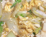簡単☆ありものde白菜と豆腐の卵炒め作り方5写真