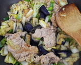 豚肉と野菜のにんにく塩炒め～トロッ旨～作り方7写真
