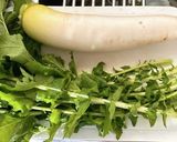 簡単　常備菜✨大根葉とちりめんじゃこ炒め作り方1写真