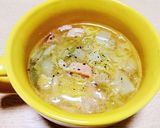とろける白菜とベーコンのコンソメスープ作り方5写真