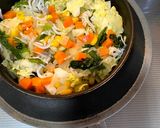 しらすと白菜の卵とじ　離乳食作り方3写真