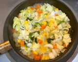 しらすと白菜の卵とじ　離乳食作り方4写真