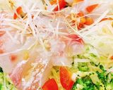 鯛のカルパッチョサラダ　千切りレタス作り方5写真