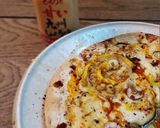 絶品◎うにクリームチーズと辛子蓮根のピザ作り方5写真
