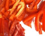 豚肉と筍パプリカのオイスターソース炒め作り方1写真