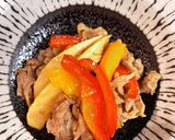 豚肉と筍パプリカのオイスターソース炒め作り方9写真