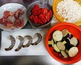 ナスとチキンのトマトパスタ作り方1写真