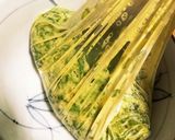 春菊が美味しいキッシュに!ポテチで簡単!作り方4写真