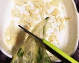 春菊が美味しいキッシュに!ポテチで簡単!作り方5写真