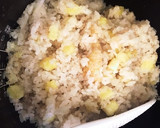 簡単♡サツマイモと胡麻のバター風味おこわ作り方4写真
