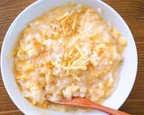 レンジで中華風オートミール卵粥作り方6写真