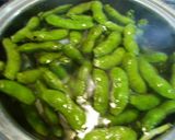 ヘルシー！おいしい！枝豆の塩茹で！作り方3写真