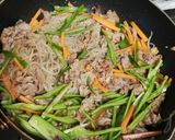 牛肉と白滝のチャンプル作り方6写真