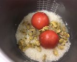 あさりとトマトの洋風炊き込みご飯作り方1写真