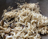 きのこと切り干し大根のにんにく醤油炒め作り方3写真