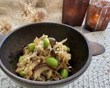 きのこと切り干し大根のにんにく醤油炒め作り方4写真