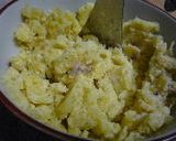 材料3つ　ヨーグルト入り　スイートポテト作り方3写真