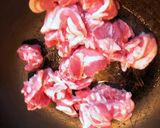 ♡農家直伝♡ターサイの豚バラ炒め作り方1写真