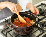 しいたけを使った炊き込みご飯作り方4写真