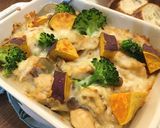 鮭とさつまいもの豆乳グラタン作り方9写真