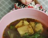 リカちゃん♡赤だし*アカモク高野豆腐水菜作り方11写真