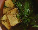 リカちゃん♡赤だし*アカモク高野豆腐水菜作り方13写真