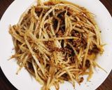 簡単☆挽き肉ともやしのカレー風味炒め作り方4写真